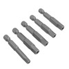 Gasea 10Pcs Magnetic Pentagon Head Screwdriver Bits Set, 1/4" Hex