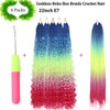 Bohemian Crochet Braid Hair Extension With Curly Ends Goddess Box