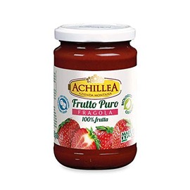 Achillea, Frutto puro di fragola bio, senza zuccheri, 300g