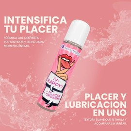 Sexy Things V-Happy Multi O – Lubricante Base Agua, Estimulante, Intensificador y Multiorgásmico para Mujer con L-Arginina, Gel Íntimo 10 ml