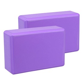 EXERZ Yoga Blocks 2pcs Gym Bricks High Density EVA Foam