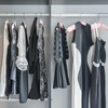Jetec 12 Pieces Satin Padded Hangers with 360° Swiveling Hook