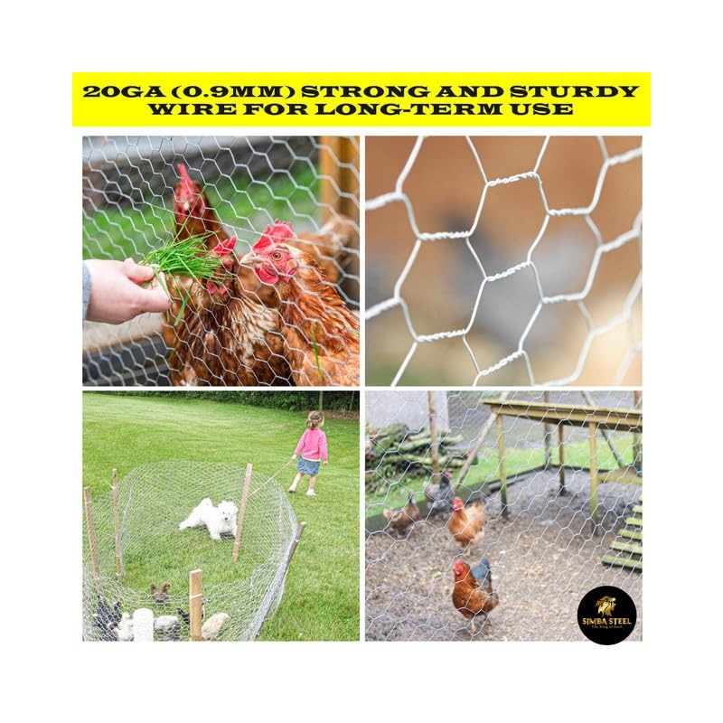 Chicken Wire 48 in x 100 FT x 2” Mesh