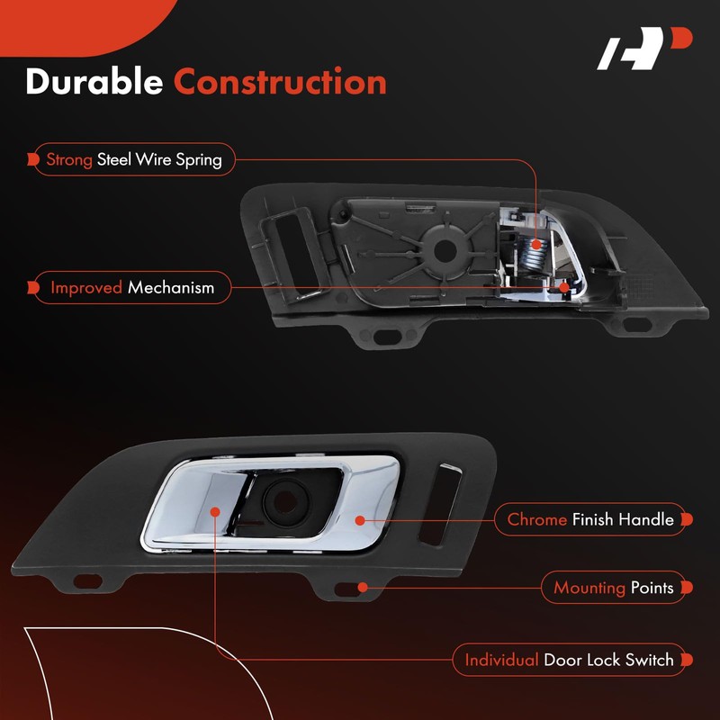 A-Premium Front Left Driver Side Interior Door Handle Compatible with