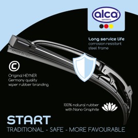 alca® Windscreen Wiper Set Suitable for Toyota Corolla Verso (04.2004-02.2009) Start Joint Wiper, Classic