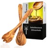 Schwertkrone Salad Servers Olive Wood 30 cm Serving Cutlery Serving