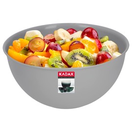 KADAX Plastic Bowl, Salad Bowl, Stackable Mixing Bowl, Plastic Bowl, Kitchen Bowl, Round Serving Bowl for Kitchen, Salad, Dough, Dishwasher Safe