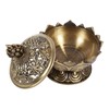 Charcoal Incense Burner Zinc Alloy Vintage Lotus Shape Charcoal Incense