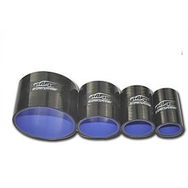 4ply Silicone Straight Coupler Turbo Hose Coupling Black (76mm (3"))