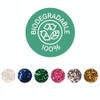 APLI Kids 6 Bottles Metal Glitter Biodegradable Ideal for Costumes