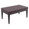 Compamia Miami Resin Patio Coffee Table in Brown