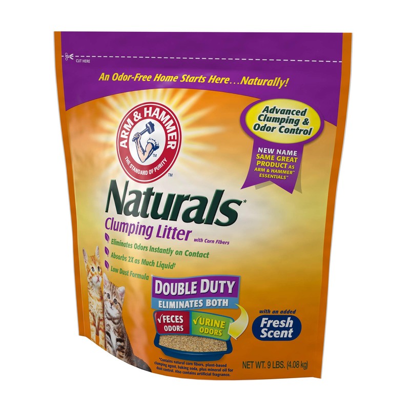 Arm & Hammer Naturals Clumping Litter, Double Duty Litter w/