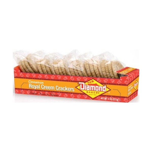 Diamond Bakery NEW! Cinnamon Royal Creem Crackers Tray (8oz)