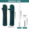 XuYelora 23.6inch Animal Handling Gloves Bite Proof with 40inch Collapsible