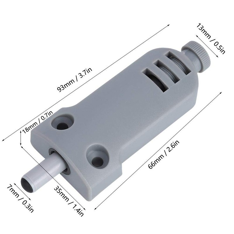 10 PCS Soft Close Damper, ABS Plastic Cupboard Cabinet Door