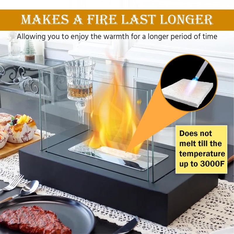 5 Pcs Ceramic Wool Wick Sponge to Extend Burn Time