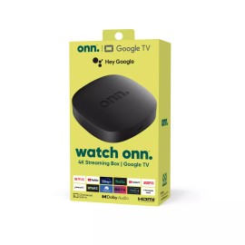 onn. Google TV 4K Android Streaming Box (New 2023, Gen 2), 4K UHD Resolution