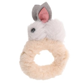 Outanaya Easter Rabbit Plush Hair Tie for Cute Elastic Ponytail Holder with Charming Bunny Design Stretchy Hair Scrunchies for Easter Celebrations