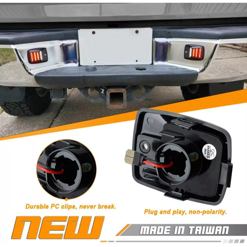 Unbranded RED OLED TUBE Rear LED License Plate Light Kits