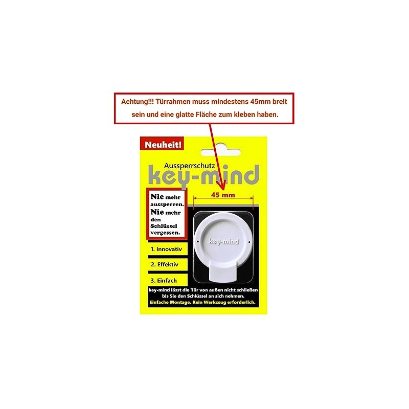 key-mind, Acrylonitrile Butadiene Styrene Lockout Guard, Novelty Gift Idea