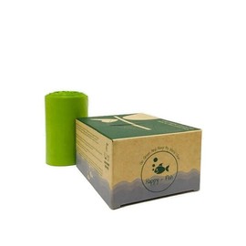 1.75-gallon (6.6L) Compostable, Extra-Thick Countertop Waste Bin Bags| Unscented Leak Proof Bags for Office, Home, Bathroom, Bedroom, Car, Kitchen, Pet(Green)1 Pack| 110 Counts. (1.75 Gallon)