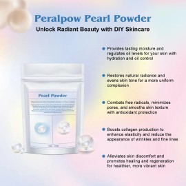 Peralpow Polvo De Perla Orgánico 100% Natural 100g Cuidado D