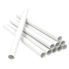 20 PCS Radiator Pipe Covers White Radiator Pipe Covers PVC Plastic Sleeves 15mm x 200mm Thickened Radiator Copper Pipes Collars for Central Heating Clip On Cover