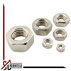 Hexagonal nuts (standard design) - M6 - (100 pieces) -