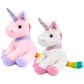 Brubaker Unicorn Plush Toy 21 cm Tall, White