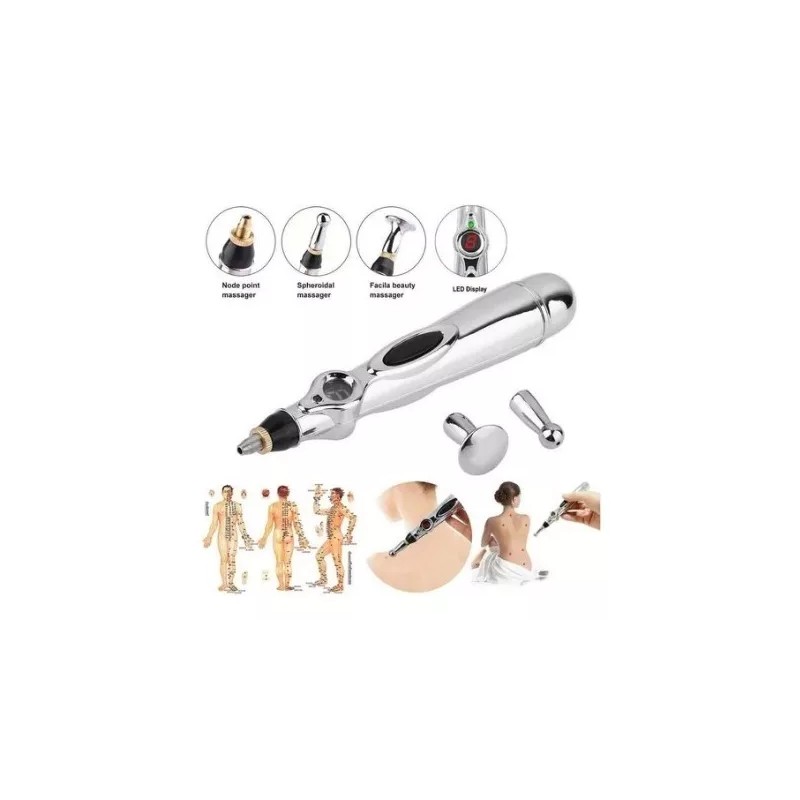 CUPRISHDIKALUR STORE Pluma Masajeadora Electro Estimulación Fascial Acupuntura