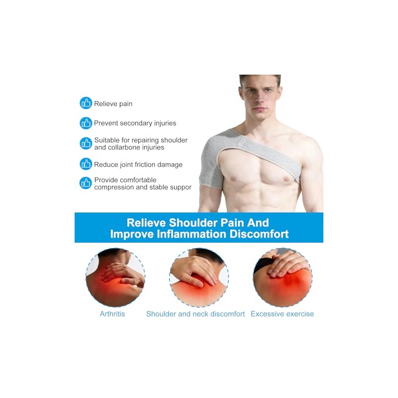Shoulder Support, Cuff Compression Shoulders Sleeve Shoulders Brace Rotator for