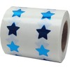 Metallic Blue Star Shape Stickers 0.50 Inch 1,000 Adhesive Labels