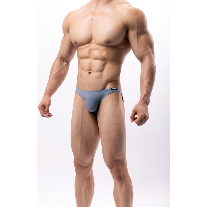 COODYAKE Mens Silky Low Rise Bikini Underwear Briefs Pack of