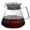 Glass Coffee Server for Drip Coffee Maker,Diamond Fashion Design Glass
