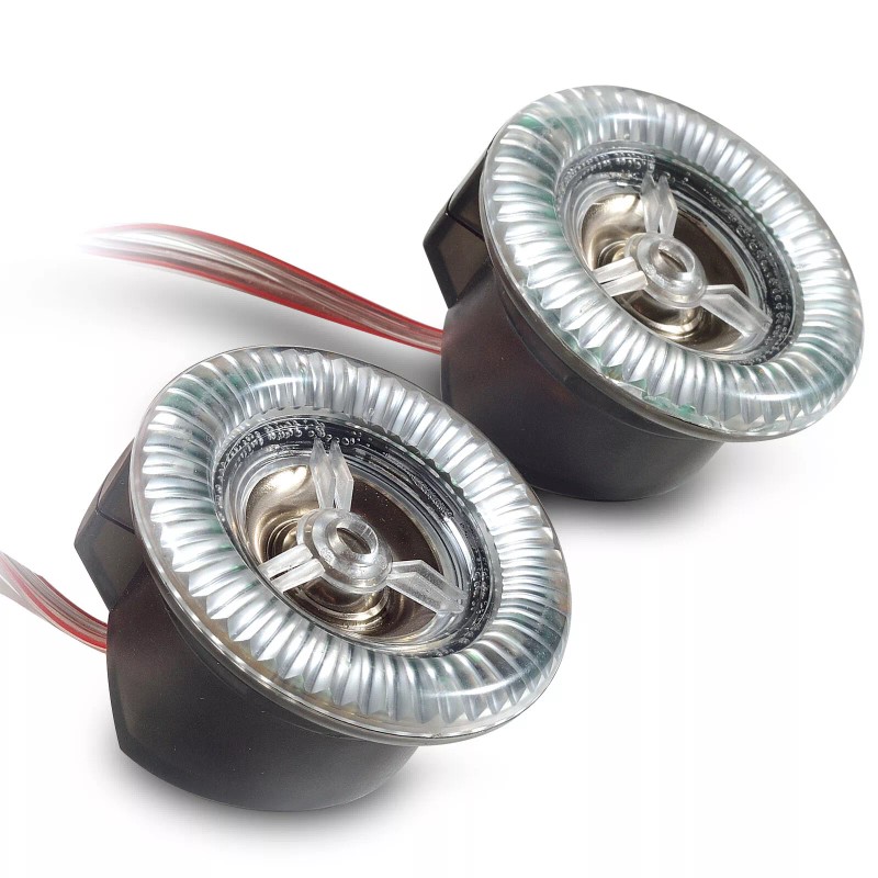 SDX LED 2" Neodymium Tweeter with Sound-Lighting Control Box -