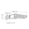 sourcing map Spring Loaded Toggle Latches, 90mm Length Stainless Steel