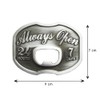Always Open Belt Buckle 3D Look Buckle for Belt Buckle