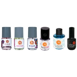 Mc Nails Kit de Esmaltes Básicos para Uñas