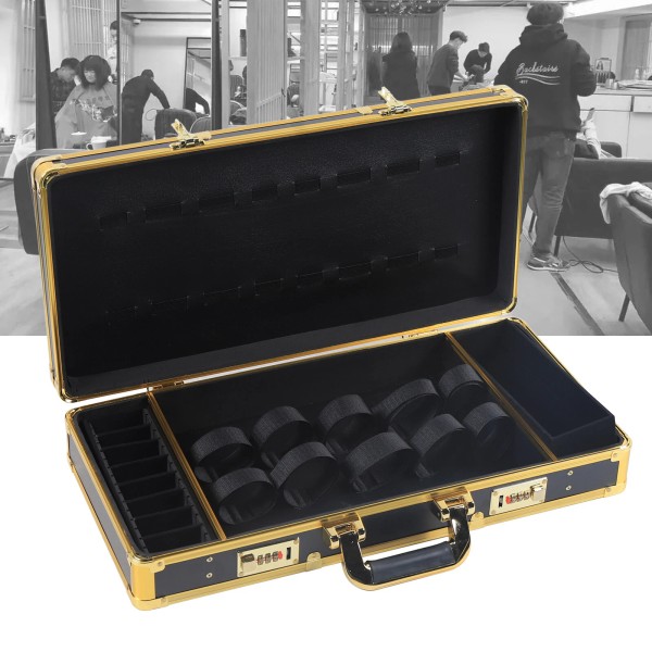 TBvechi Large Barber Suitcase Carrying Case Clipper Trimmers Tool Storage