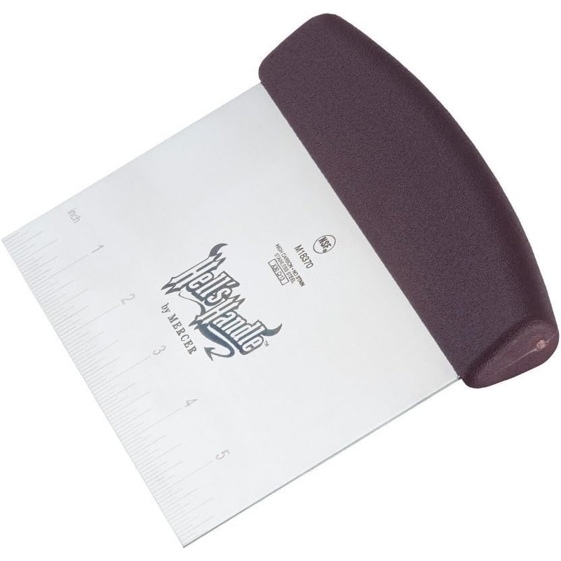 Mercer Culinary Hell's Handle Bench Scraper, 3.5 Inch x 6