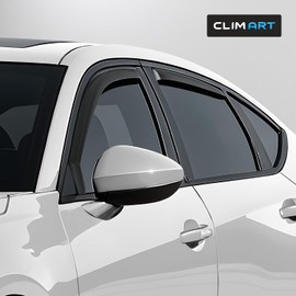 CLIM ART in-Channel Incredibly Durable Rain Guards for Acura Integra 2023-2025 Hatchback, Original Window Deflectors, Vent Window Visors, Vent Deflector, 4 pcs. - 623485