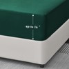 Aisbo Double Fitted Sheet Emerald - Extra Deep Pocket Bed