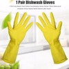 APXB 4/10 Pairs Rubber Gloves S/M/L Long Sleeve Household Washing
