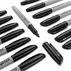 Ezzgol Permanent Markers Bulk, 72 Pack Black Permanent Marker Set,