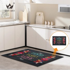 Durable Kitchen Mat Set of 2 Non Slip Waterproof Cushioned Floor Rugs Comfort Anti Fatigue Standing Pad Long Lasting Qualitysize: 18"*28", color: mix color