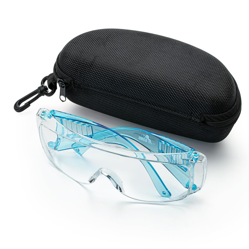 UNCO- Safety Goggles Over Glasses, Protective Goggles, Anti Fog, Work,
