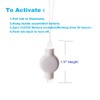 LOGUIDE Small LED Lights, 24 Pack, Battery Powered for Paper