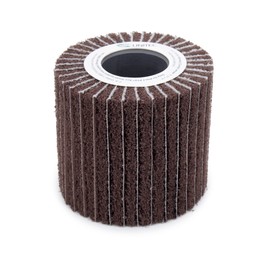 CS Unitec | 47313 | PTX Interleaf Combi Wheel | 180 Grit Metal & Wood Buffer Polisher Machine Attachment for Grinder Tool | 4" Diameter x 4-1/8" Wide (Made in Germany)