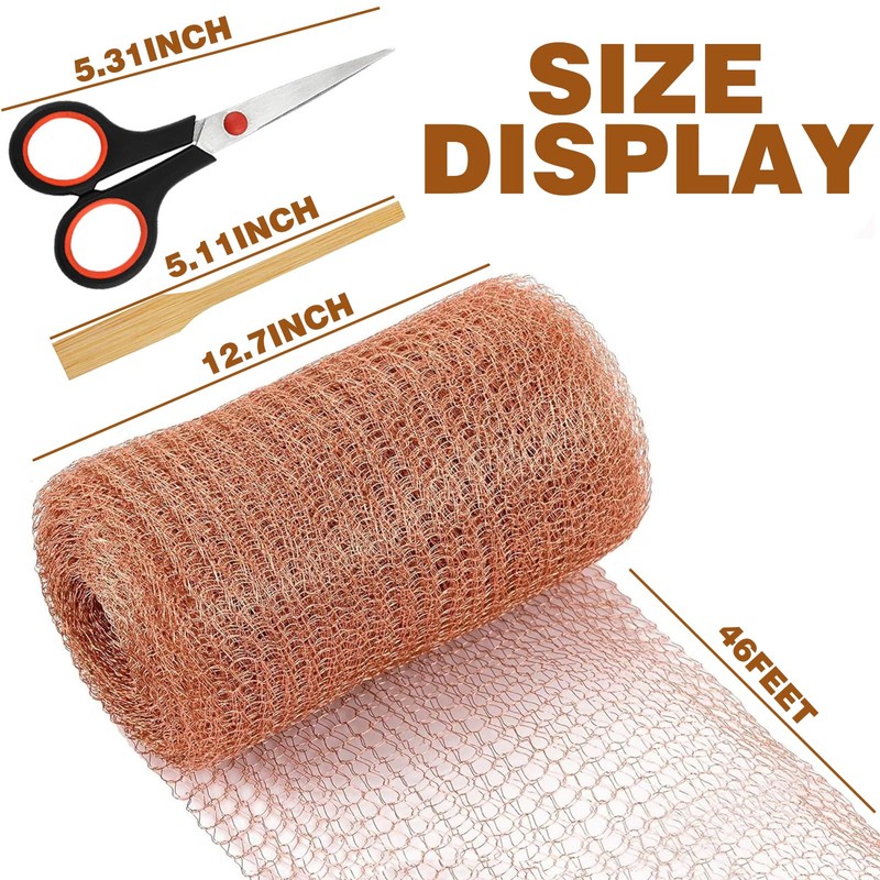 Copper Mesh Rodent Control Copper Wool for Rodent Control Pure