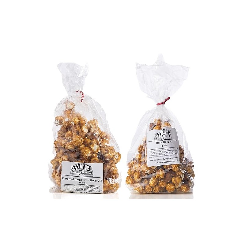 Gourmet Popcorn Variety Pack (2 Pack) Popcorn Gift Set (Deluxe/Peanuts